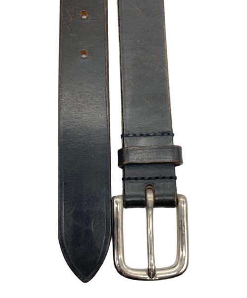 Whitehouse Cox（ホワイトハウスコックス）Whitehouse Cox (ホワイトハウスコックス) レザーベルト ブラック サイズ:SIZE　34/85の古着・服飾アイテム