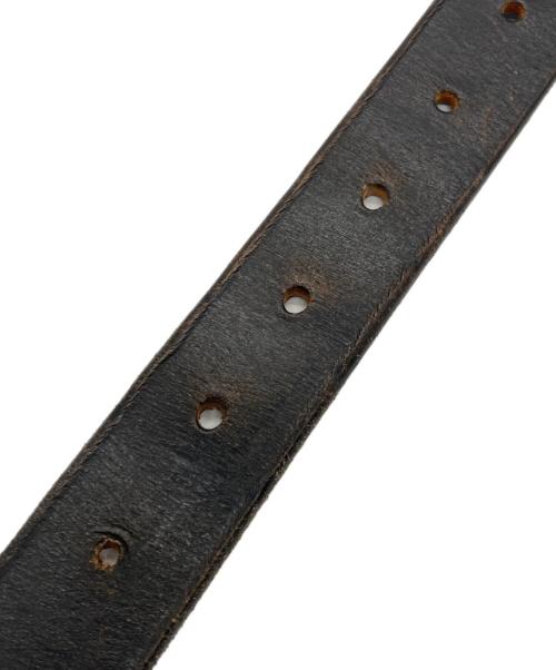 Whitehouse Cox（ホワイトハウスコックス）Whitehouse Cox (ホワイトハウスコックス) レザーベルト ブラック サイズ:SIZE　34/85の古着・服飾アイテム