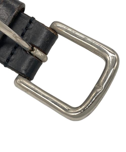 Whitehouse Cox（ホワイトハウスコックス）Whitehouse Cox (ホワイトハウスコックス) レザーベルト ブラック サイズ:SIZE　34/85の古着・服飾アイテム