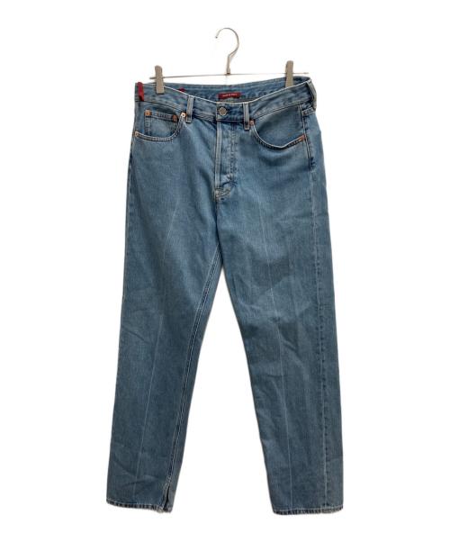 GUCCI（グッチ）GUCCI (グッチ) ストレートレッグ デニム インディゴ サイズ:63.5cmの古着・服飾アイテム