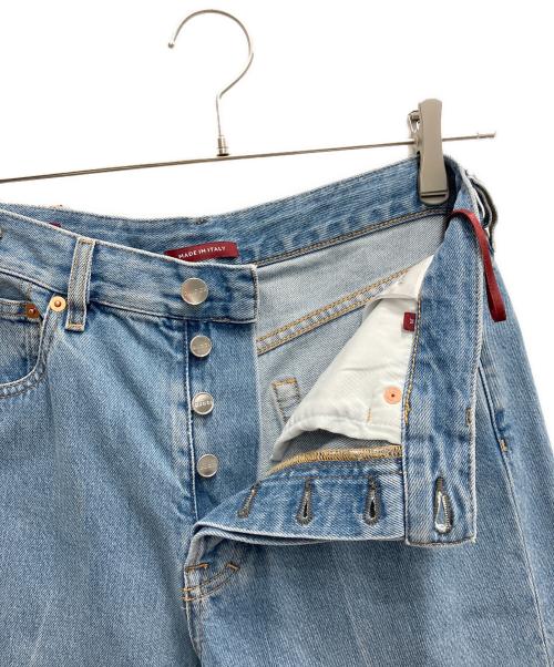 GUCCI（グッチ）GUCCI (グッチ) ストレートレッグ デニム インディゴ サイズ:63.5cmの古着・服飾アイテム