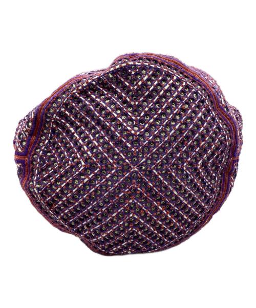 babaghuri（ババグーリ）babaghuri (ババグーリ) シンディ刺繍のバッグ パープルの古着・服飾アイテム