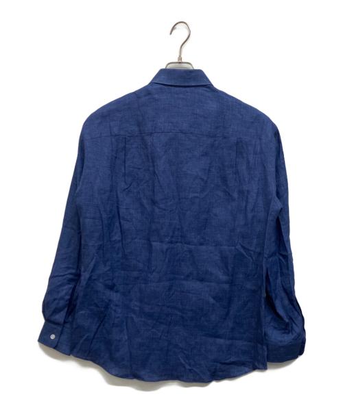 colony clothing（コロニークロージング）COLONY CLOTHING (コロニークロージング) リネンシャツ ブルー サイズ:XSの古着・服飾アイテム