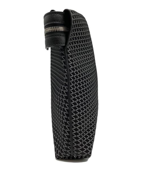 Valextra（ヴァレクストラ）Valextra (ヴァレクストラ) クラッチバッグ ブラック×ホワイトの古着・服飾アイテム