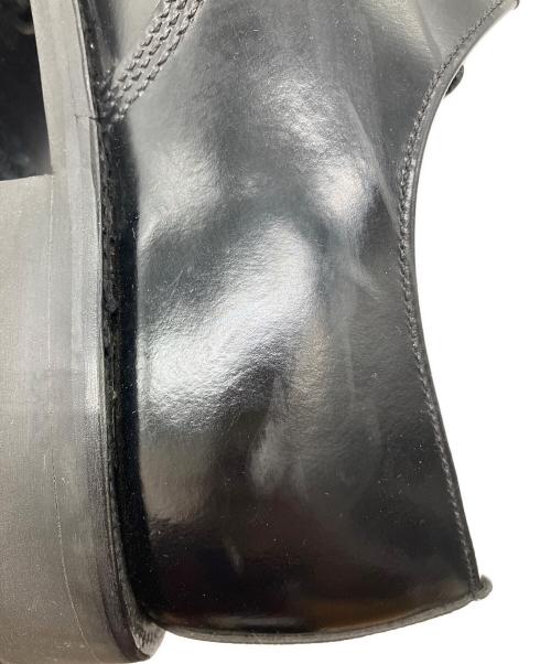 SANDERS（サンダース）SANDERS (サンダース) OFFICER SHOE ブラック サイズ:7 1/2の古着・服飾アイテム