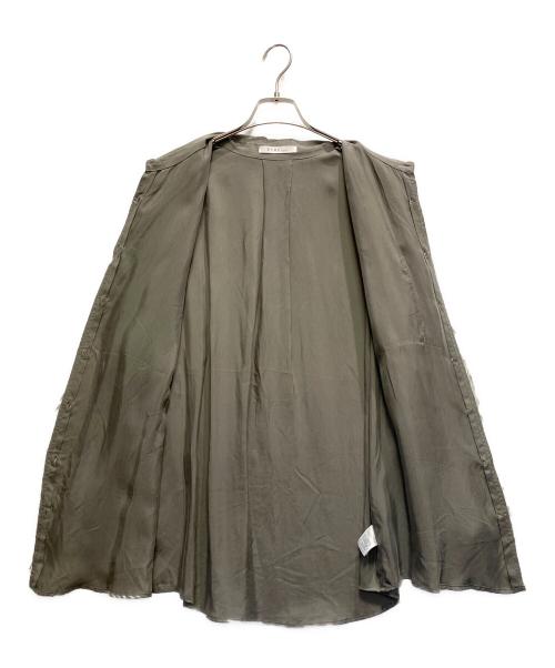 ETRE TOKYO（エトレトウキョウ）ETRE TOKYO (エトレトウキョウ) カフスカットオフキュプラシャツ グレー サイズ:FREEの古着・服飾アイテム