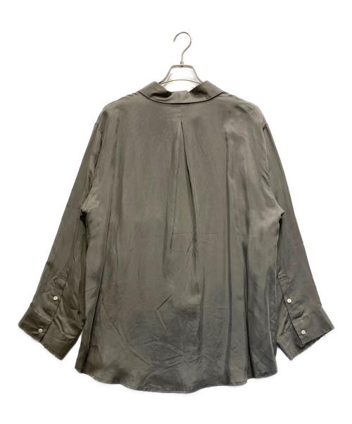 ETRE TOKYO（エトレトウキョウ）ETRE TOKYO (エトレトウキョウ) カフスカットオフキュプラシャツ グレー サイズ:FREEの古着・服飾アイテム
