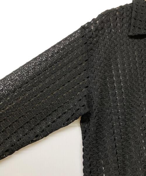 JOURNAL STANDARD（ジャーナルスタンダード）JOURNAL STANDARD (ジャーナルスタンダード) アブストラクト レース シャツ ブラック サイズ:M 未使用品の古着・服飾アイテム