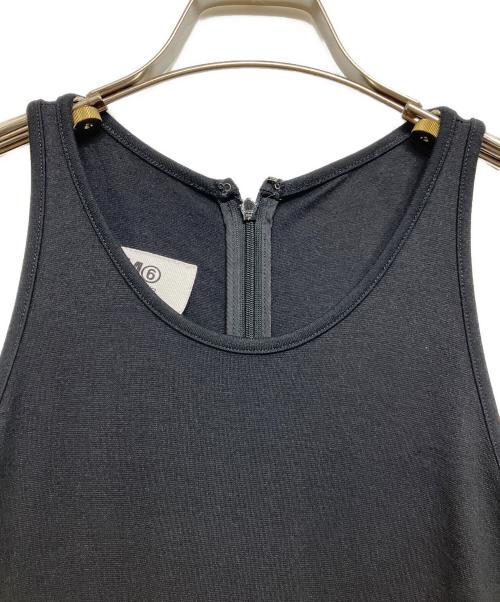 MM6 Maison Margiela（エムエムシックスメゾンマルジェラ）MM6 Maison Margiela (エムエムシックスメゾンマルジェラ) ノースリーブワンピース ブラック サイズ:XSの古着・服飾アイテム
