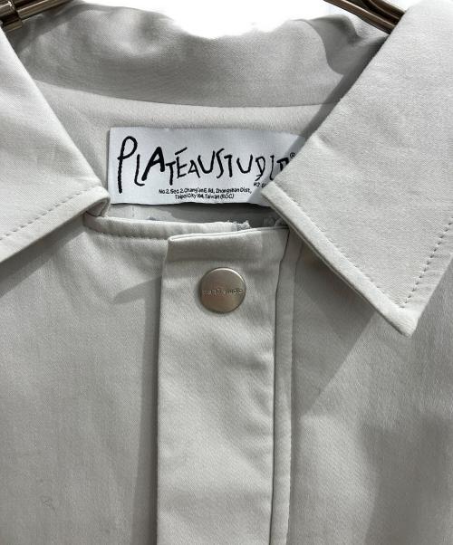PLATEAU STUDIO（プラテウスタジオ）PLATEAU STUDIO (プラテウスタジオ) ボンバージャケット グレー サイズ:2 未使用品の古着・服飾アイテム