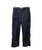 Needlesニードルズ）の古着「ウールストライプパンツ」｜ネイビー