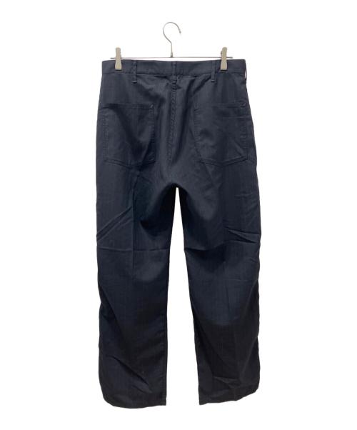 Needles（ニードルズ）Needles (ニードルズ) ウールストライプパンツ ネイビー サイズ:Mの古着・服飾アイテム