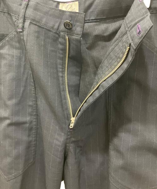 Needles（ニードルズ）Needles (ニードルズ) ウールストライプパンツ ネイビー サイズ:Mの古着・服飾アイテム