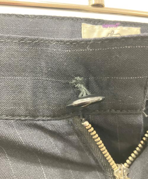 Needles（ニードルズ）Needles (ニードルズ) ウールストライプパンツ ネイビー サイズ:Mの古着・服飾アイテム