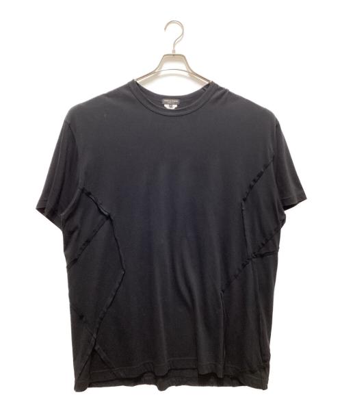 COMME des GARCONS HOMME PLUS（コムデギャルソンオムプリュス）COMME des GARCONS HOMME PLUS (コムデギャルソンオムプリュス) 再構築S/S Tee ブラック サイズ:XLの古着・服飾アイテム