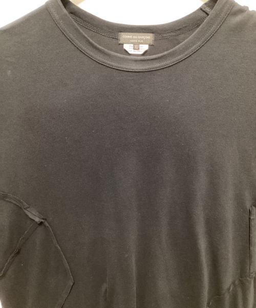 COMME des GARCONS HOMME PLUS（コムデギャルソンオムプリュス）COMME des GARCONS HOMME PLUS (コムデギャルソンオムプリュス) 再構築S/S Tee ブラック サイズ:XLの古着・服飾アイテム