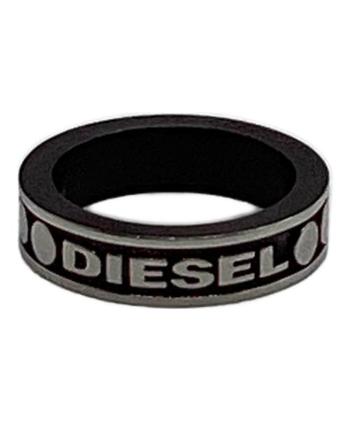 DIESEL（ディーゼル）DIESEL (ディーゼル) ダブルリングネックレス シルバーの古着・服飾アイテム