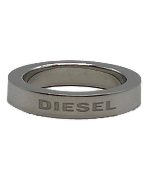 DIESEL（ディーゼル）DIESEL (ディーゼル) ダブルリングネックレス シルバーの古着・服飾アイテム