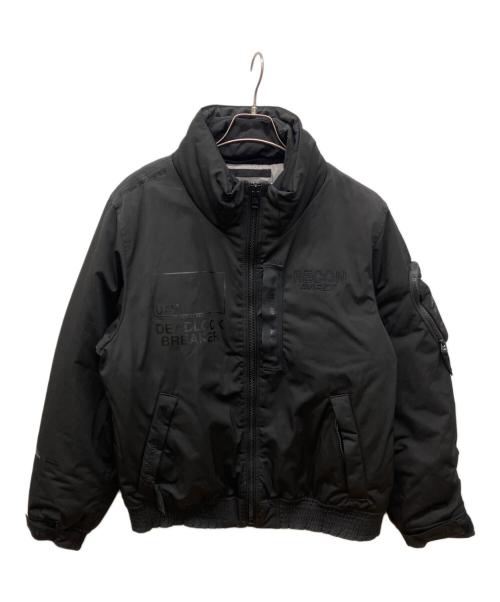 AVIREX（アヴィレックス）AVIREX (アヴィレックス) ウェザーウォッチャー FLIGHT JACKET WEATHER WATCHER ブラック サイズ:XLの古着・服飾アイテム