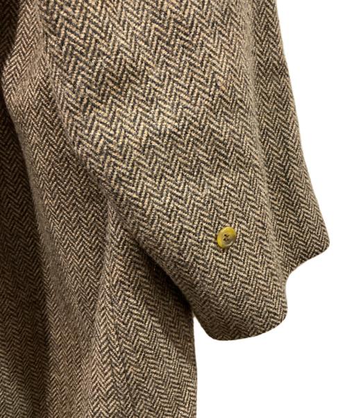 Burberry's（バーバリーズ）Burberry's (バーバリーズ) ヘリンボーンコート ブラウン サイズ:５４の古着・服飾アイテム