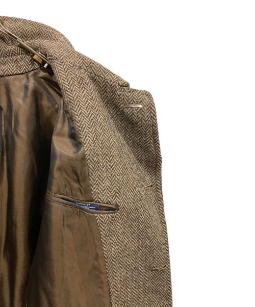 Burberry's（バーバリーズ）Burberry's (バーバリーズ) ヘリンボーンコート ブラウン サイズ:５４の古着・服飾アイテム