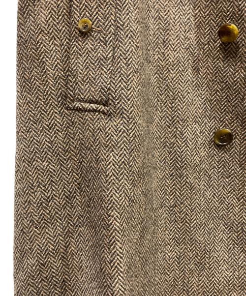 Burberry's（バーバリーズ）Burberry's (バーバリーズ) ヘリンボーンコート ブラウン サイズ:５４の古着・服飾アイテム
