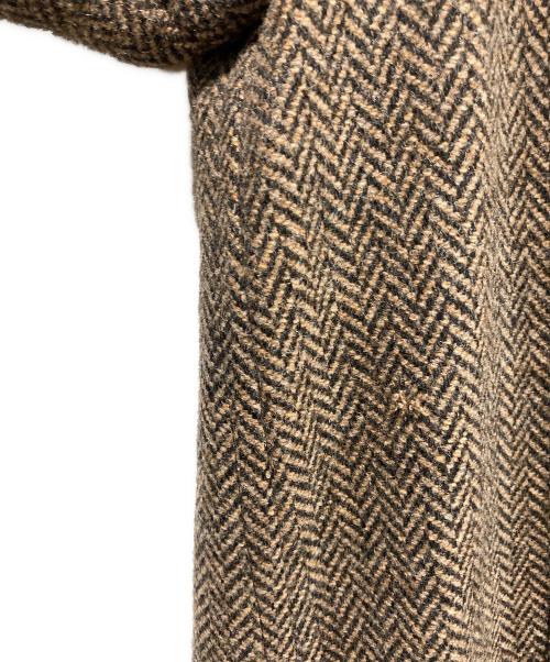 Burberry's（バーバリーズ）Burberry's (バーバリーズ) ヘリンボーンコート ブラウン サイズ:５４の古着・服飾アイテム
