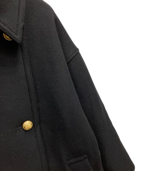 FRAMeWORK（フレームワーク）FRAMeWORK (フレームワーク) Super 100ダブルクロスPコート ネイビー サイズ:38の古着・服飾アイテム