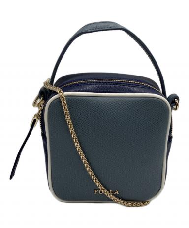 中古・古着通販】FURLA (フルラ) ショルダーバッグ ネイビー｜ブランド