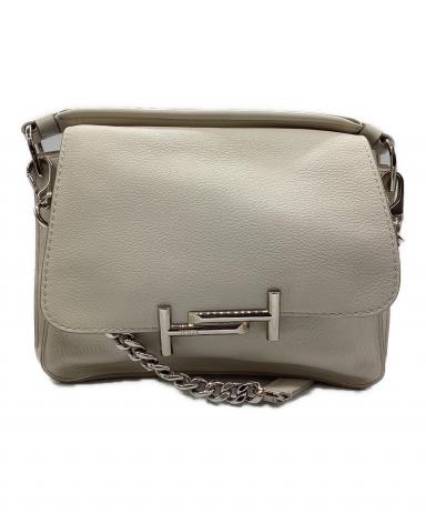 中古・古着通販】TOD'S (トッズ) ダブルT レザー 2WAY ショルダー