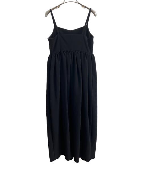 Noble（ノーブル）Noble (ノーブル) ストラップコクーンワンピース ブラック サイズ:36の古着・服飾アイテム