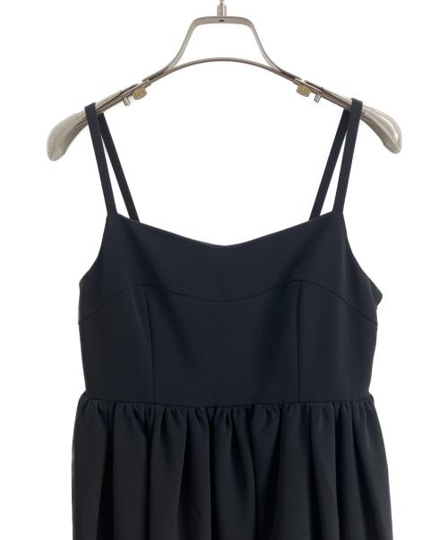 Noble（ノーブル）Noble (ノーブル) ストラップコクーンワンピース ブラック サイズ:36の古着・服飾アイテム