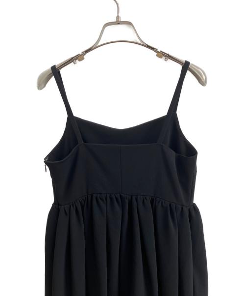 Noble（ノーブル）Noble (ノーブル) ストラップコクーンワンピース ブラック サイズ:36の古着・服飾アイテム