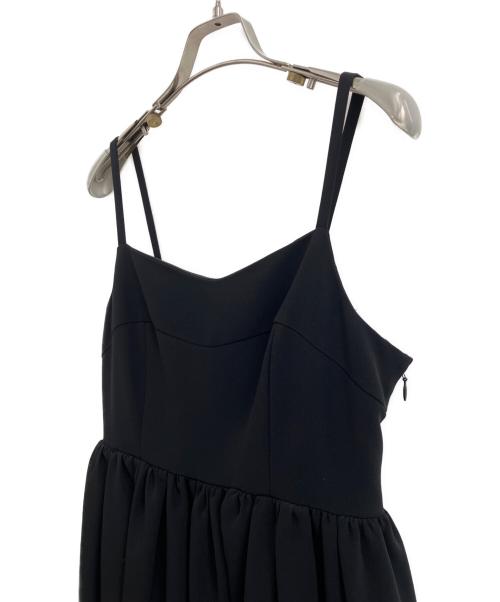 Noble（ノーブル）Noble (ノーブル) ストラップコクーンワンピース ブラック サイズ:36の古着・服飾アイテム
