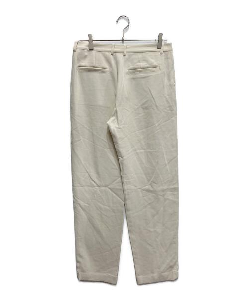 evam eva（エヴァムエヴァ）evam eva (エヴァムエヴァ) cotton double tuckPT アイボリー サイズ:2の古着・服飾アイテム