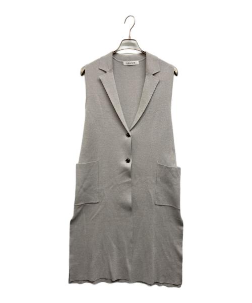 LOUNIE（ルーニー）LOUNIE (ルーニー) ニットジレ グレー サイズ:Freeの古着・服飾アイテム