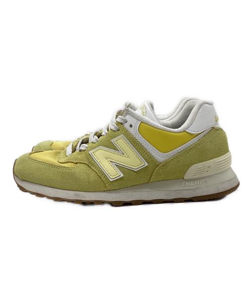 NEW BALANCE（ニューバランス）NEW BALANCE (ニューバランス) ローカットスニーカー イエロー サイズ:25.5の古着・服飾アイテム