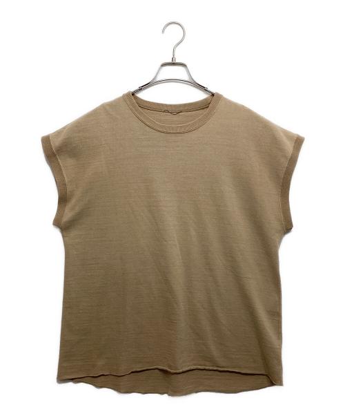 DEUXIEME CLASSE（ドゥーズィエム クラス）DEUXIEME CLASSE (ドゥーズィエム クラス) Fine Tシャツ ベージュ サイズ:表記無しの古着・服飾アイテム
