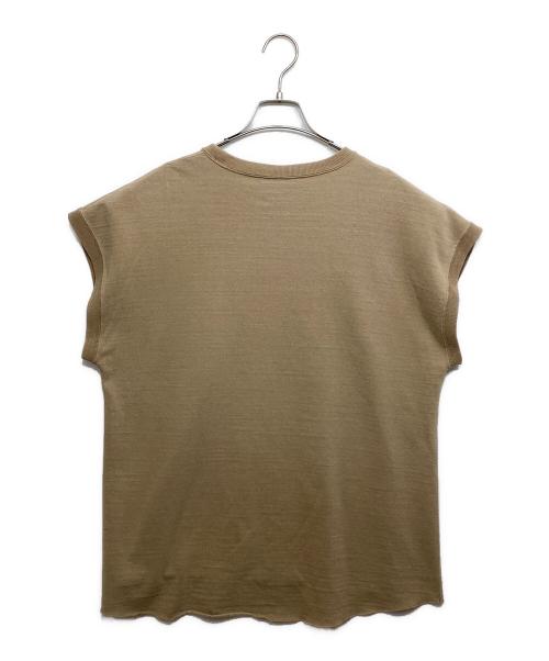 DEUXIEME CLASSE（ドゥーズィエム クラス）DEUXIEME CLASSE (ドゥーズィエム クラス) Fine Tシャツ ベージュ サイズ:表記無しの古着・服飾アイテム