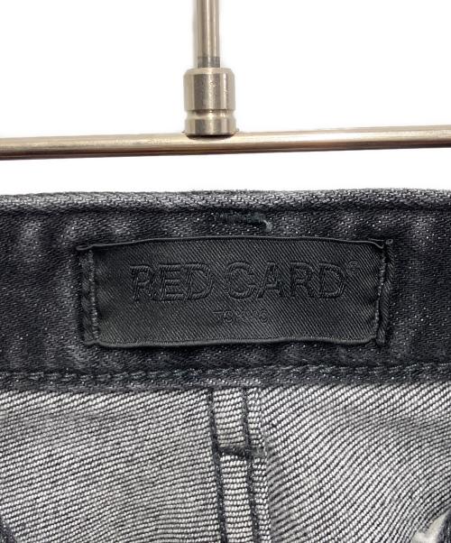 RED CARD（レッドカード）RED CARD (レッドカード) 35th Anniversary Wide ワイドデニム ブラック サイズ:21の古着・服飾アイテム