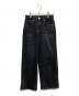 RED CARD（レッドカード）の古着「35th Anniversary Wide ワイドデニム」｜ブラック