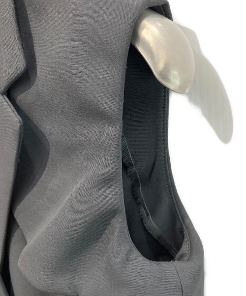 L'AUBE BLANC（ローブ ブラン）L'AUBE BLANC (ローブ ブラン) Sleeveless Coat Dress グレー サイズ:Freeの古着・服飾アイテム