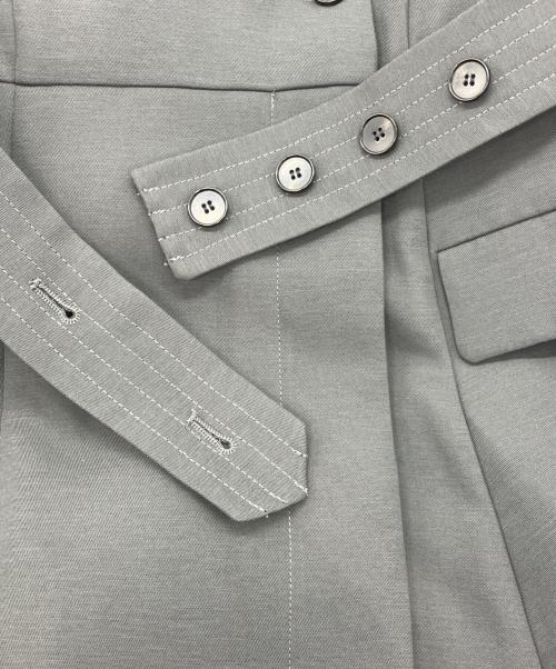 L'AUBE BLANC（ローブ ブラン）L'AUBE BLANC (ローブ ブラン) Sleeveless Coat Dress グレー サイズ:Freeの古着・服飾アイテム
