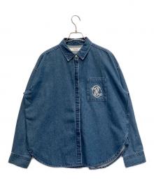 HER LIP TO（ハーリップトゥ）の古着「Emblem Logo Denim Shirt Jacket」｜インディゴ
