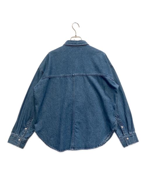 HER LIP TO（ハーリップトゥ）Her lip to (ハーリップトゥ) Emblem Logo Denim Shirt Jacket インディゴ サイズ:FREEの古着・服飾アイテム