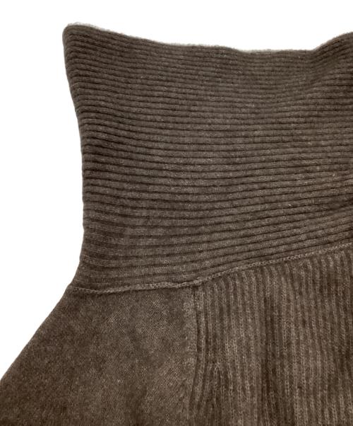 HER LIP TO（ハーリップトゥ）HER LIP TO (ハーリップトゥ) Multi-Way Wool-Blend Sweater ブラウン サイズ:S 未使用品の古着・服飾アイテム