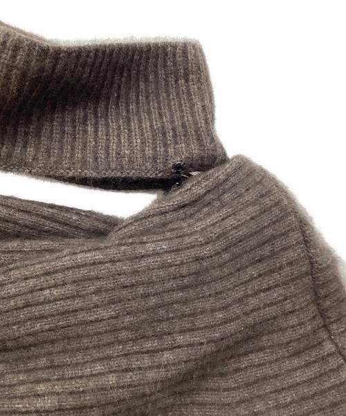 HER LIP TO（ハーリップトゥ）HER LIP TO (ハーリップトゥ) Multi-Way Wool-Blend Sweater ブラウン サイズ:S 未使用品の古着・服飾アイテム