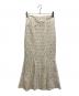 Her lip to（ハーリップトゥ）の古着「Floral Lace Mermaid Skirt」｜アイボリー