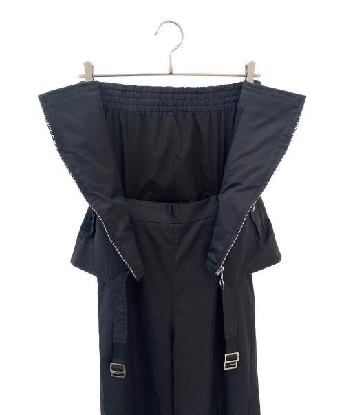JOSE MOON（ジョゼムーン）JOSE MOON (ジョゼムーン) 2WAY CARGO DESIGN JUMP SUITS ブラック サイズ:38の古着・服飾アイテム