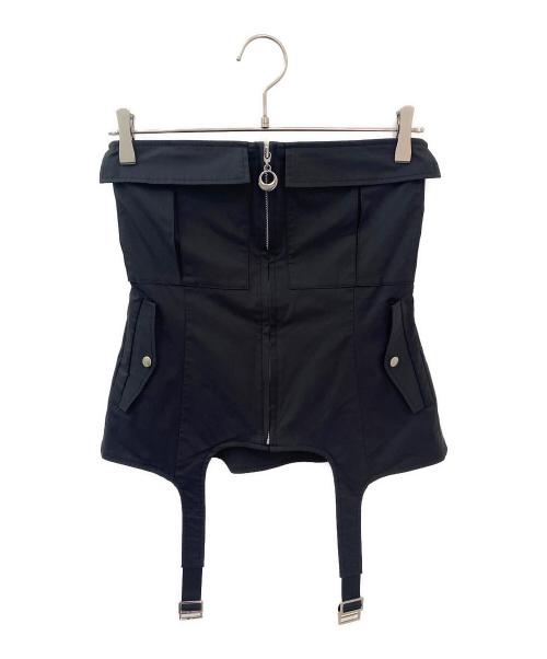 JOSE MOON（ジョゼムーン）JOSE MOON (ジョゼムーン) 2WAY CARGO DESIGN JUMP SUITS ブラック サイズ:38の古着・服飾アイテム